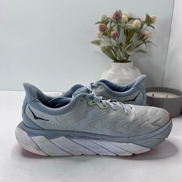 Hoka One One Arahi 6 Lace Up Running Shoes Blue Women 10B Athleisure Workout - Picture 7 of 9